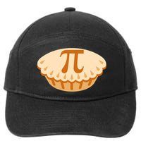 Apple Pie Pi Day Math Symbol Design For Teachers Students Gift 7-Panel Snapback Hat