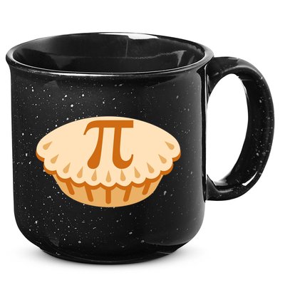 Apple Pie Pi Day Math Symbol Design For Teachers Students Gift 15oz Campfire Ceramic Mug