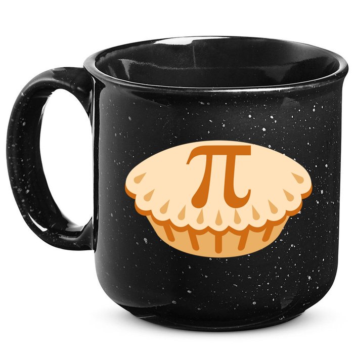 Apple Pie Pi Day Math Symbol Design For Teachers Students Gift 15oz Campfire Ceramic Mug