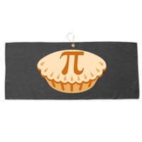 Apple Pie Pi Day Math Symbol Design For Teachers Students Gift Large Microfiber Waffle Golf Towel