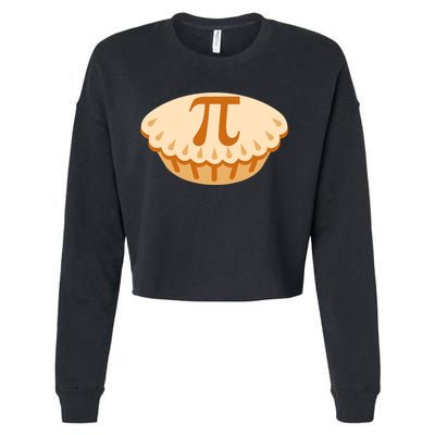 Apple Pie Pi Day Math Symbol Design For Teachers Students Gift Cropped Pullover Crew