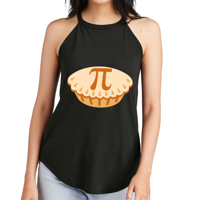 Apple Pie Pi Day Math Symbol Design For Teachers Students Gift Women's Perfect Tri Rocker Tank