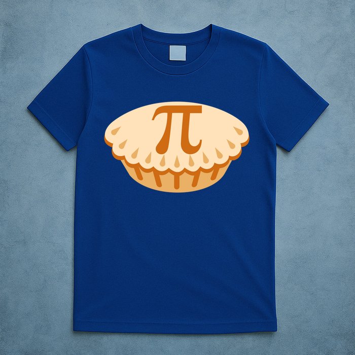 Apple Pie Pi Day Math Symbol Design For Teachers Students Gift T-Shirt
