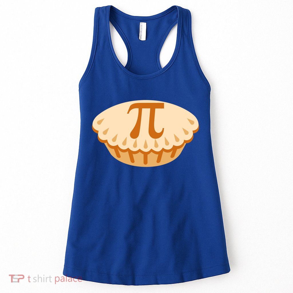 Apple Pie Pi Day Math Symbol Design For Teachers Students Gift Womens Tank Top