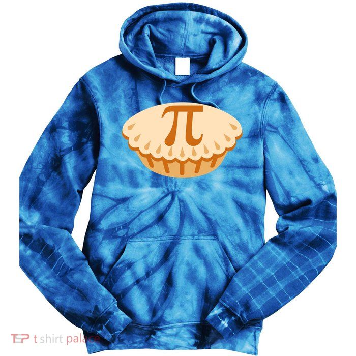 Apple Pie Pi Day Math Symbol Design For Teachers Students Gift Tie Dye Hoodie