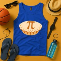 Apple Pie Pi Day Math Symbol Design For Teachers Students Gift Tank Top