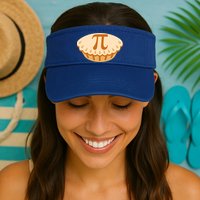 Apple Pie Pi Day Math Symbol Design For Teachers Students Gift Visor