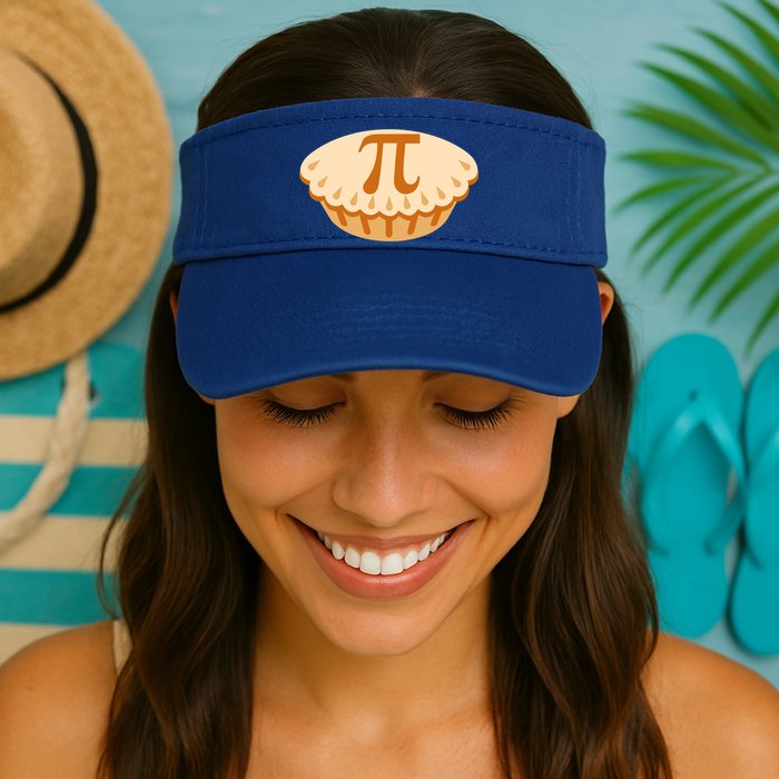 Apple Pie Pi Day Math Symbol Design For Teachers Students Gift Visor