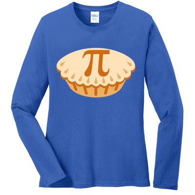 Apple Pie Pi Day Math Symbol Design For Teachers Students Gift Ladies Long Sleeve Shirt