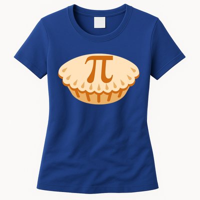 Apple Pie Pi Day Math Symbol Design For Teachers Students Gift Womens T-Shirt
