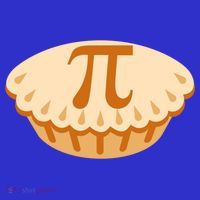 Apple Pie Pi Day Math Symbol Design For Teachers Students Gift Short Acrylic Beanie