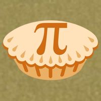 Apple Pie Pi Day Math Symbol Design For Teachers Students Gift Garment-Dyed Women's Muscle Tee