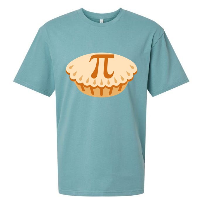 Apple Pie Pi Day Math Symbol Design For Teachers Students Gift Sueded Cloud Jersey T-Shirt
