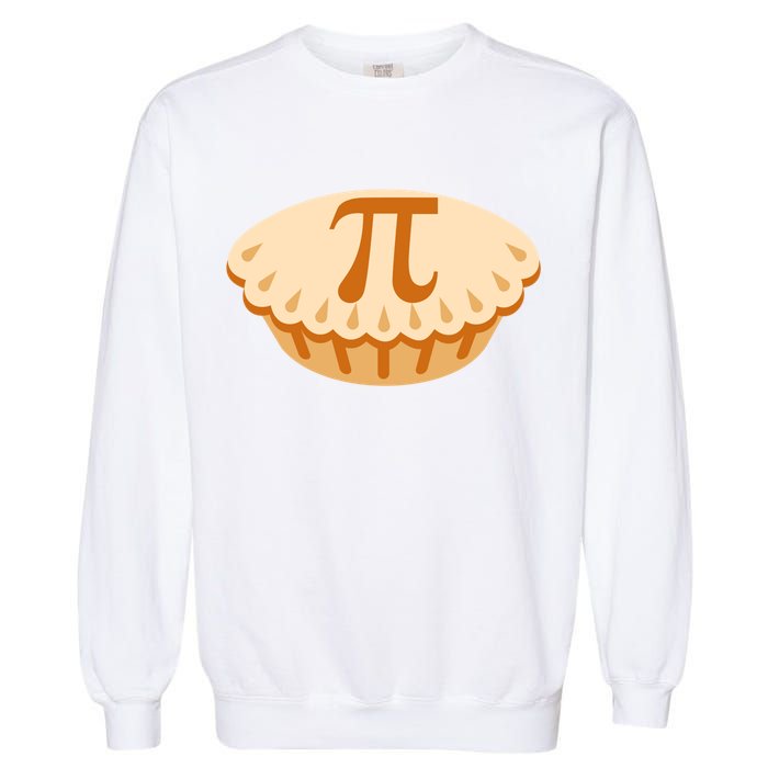 Apple Pie Pi Day Math Symbol Design For Teachers Students Gift Garment-Dyed Sweatshirt