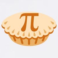 Apple Pie Pi Day Math Symbol Design For Teachers Students Gift Garment-Dyed Sweatshirt