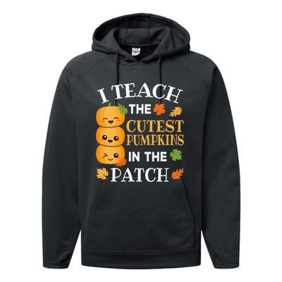 Adorable Pumpkin Patch Teacher Halloween Costume Performance Fleece Hoodie