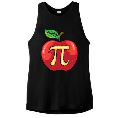 Apple Pie Pi Day Cute Mathematicians Funny Math Gift Cool Gift Ladies PosiCharge Tri-Blend Wicking Tank