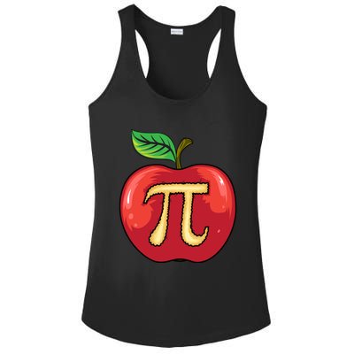 Apple Pie Pi Day Cute Mathematicians Funny Math Gift Cool Gift Ladies PosiCharge Competitor Racerback Tank