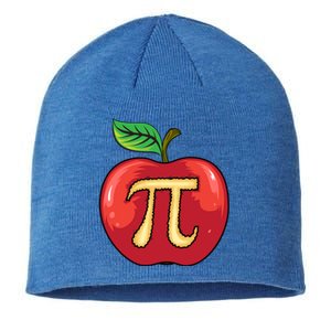 Apple Pie Pi Day Cute Mathematicians Funny Math Gift Cool Gift Sustainable Beanie