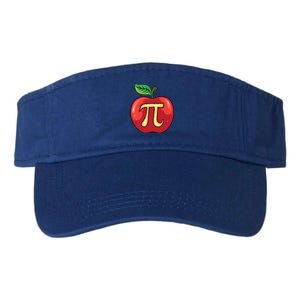 Apple Pie Pi Day Cute Mathematicians Funny Math Gift Cool Gift Valucap Bio-Washed Visor