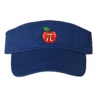 Apple Pie Pi Day Cute Mathematicians Funny Math Gift Cool Gift Valucap Bio-Washed Visor