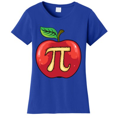 Apple Pie Pi Day Cute Mathematicians Funny Math Gift Cool Gift Women's T-Shirt