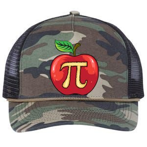 Apple Pie Pi Day Cute Mathematicians Funny Math Gift Cool Gift Retro Rope Trucker Hat Cap