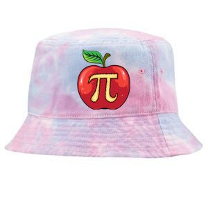 Apple Pie Pi Day Cute Mathematicians Funny Math Gift Cool Gift Tie-Dyed Bucket Hat