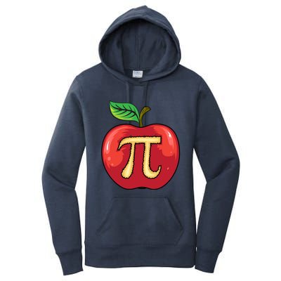 Apple Pie Pi Day Cute Mathematicians Funny Math Gift Cool Gift Women's Pullover Hoodie