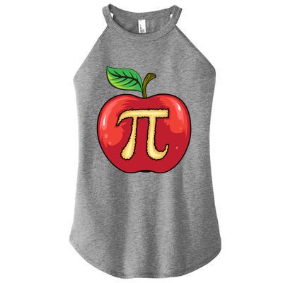 Apple Pie Pi Day Cute Mathematicians Funny Math Gift Cool Gift Women's Perfect Tri Rocker Tank