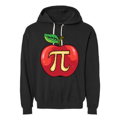 Apple Pie Pi Day Cute Mathematicians Funny Math Gift Garment-Dyed Fleece Hoodie