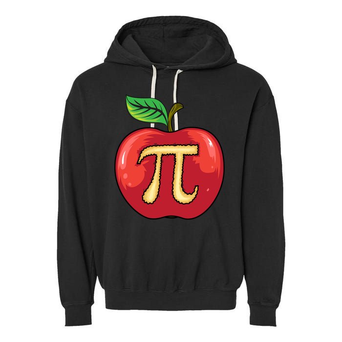 Apple Pie Pi Day Cute Mathematicians Funny Math Gift Garment-Dyed Fleece Hoodie