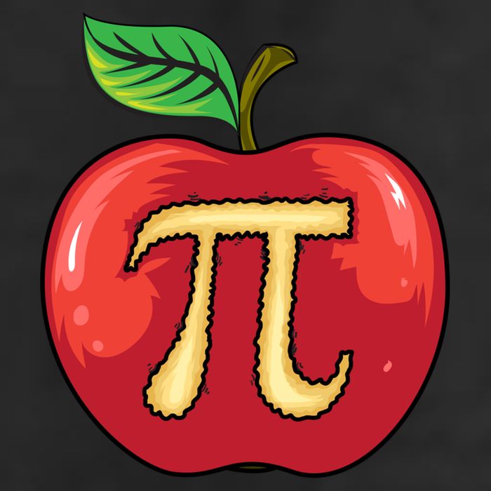 Apple Pie Pi Day Cute Mathematicians Funny Math Gift Garment-Dyed Fleece Hoodie