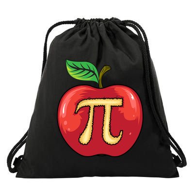 Apple Pie Pi Day Cute Mathematicians Funny Math Gift Drawstring Bag
