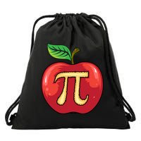 Apple Pie Pi Day Cute Mathematicians Funny Math Gift Drawstring Bag