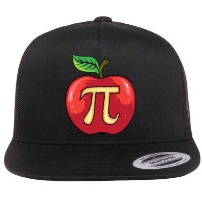 Apple Pie Pi Day Cute Mathematicians Funny Math Gift Flatbill Hat