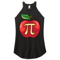 Apple Pie Pi Day Cute Mathematicians Funny Math Gift Women's Perfect Tri Rocker Tank