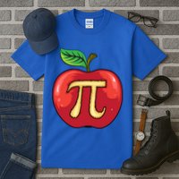 Apple Pie Pi Day Cute Mathematicians Funny Math Gift Tall T-Shirt