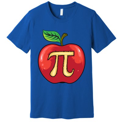 Apple Pie Pi Day Cute Mathematicians Funny Math Gift Premium T-Shirt