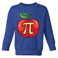 Apple Pie Pi Day Cute Mathematicians Funny Math Gift Toddler Sweatshirt