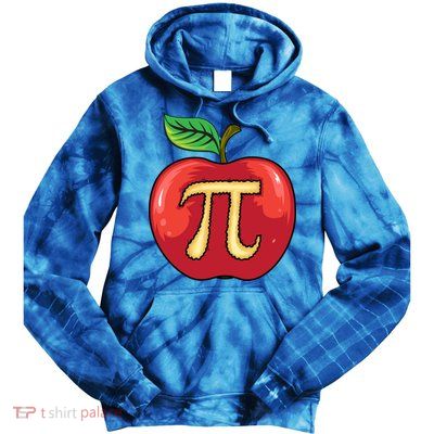 Apple Pie Pi Day Cute Mathematicians Funny Math Gift Tie Dye Hoodie