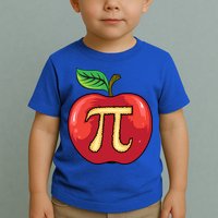 Apple Pie Pi Day Cute Mathematicians Funny Math Gift Toddler T-Shirt