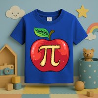Apple Pie Pi Day Cute Mathematicians Funny Math Gift Toddler T-Shirt