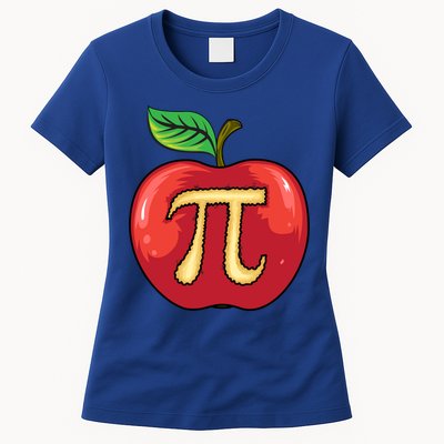 Apple Pie Pi Day Cute Mathematicians Funny Math Gift Womens T-Shirt