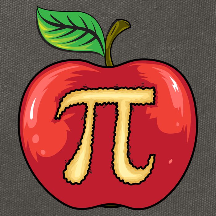 Apple Pie Pi Day Cute Mathematicians Funny Math Gift Cotton Canvas Backpack
