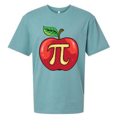 Apple Pie Pi Day Cute Mathematicians Funny Math Gift Sueded Cloud Jersey T-Shirt