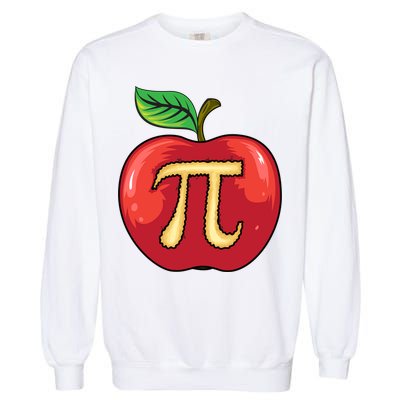 Apple Pie Pi Day Cute Mathematicians Funny Math Gift Garment-Dyed Sweatshirt