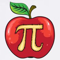 Apple Pie Pi Day Cute Mathematicians Funny Math Gift Garment-Dyed Sweatshirt