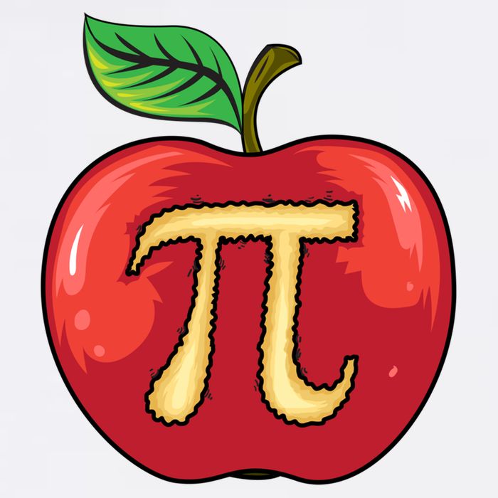 Apple Pie Pi Day Cute Mathematicians Funny Math Gift Garment-Dyed Sweatshirt