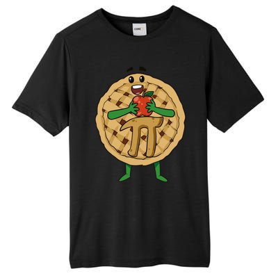 Apple Pie Pi Math Science Teacher 3 14 Funny Pi Day Lover Gift Tall Fusion ChromaSoft Performance T-Shirt